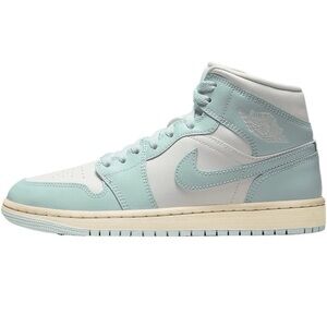 Women's Light Blue and White Sneakers
